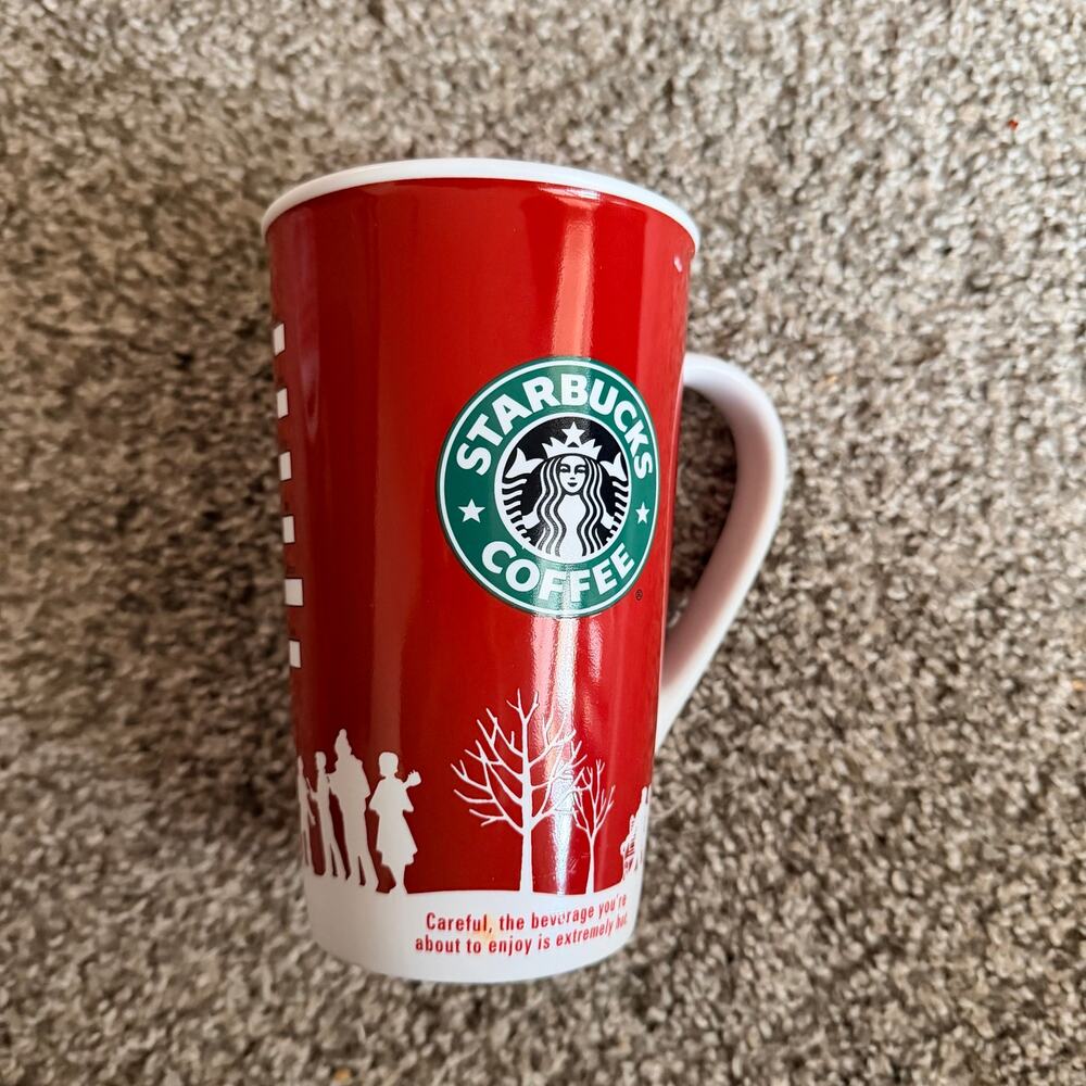 Starbucks 2006 Christmas Mug Carolers Holiday 16oz Grande Cup